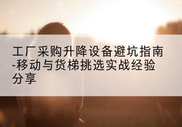 永州移动式升降机怎么选-工厂采购升降设备避坑指南-移动与货梯挑选实战经验分享